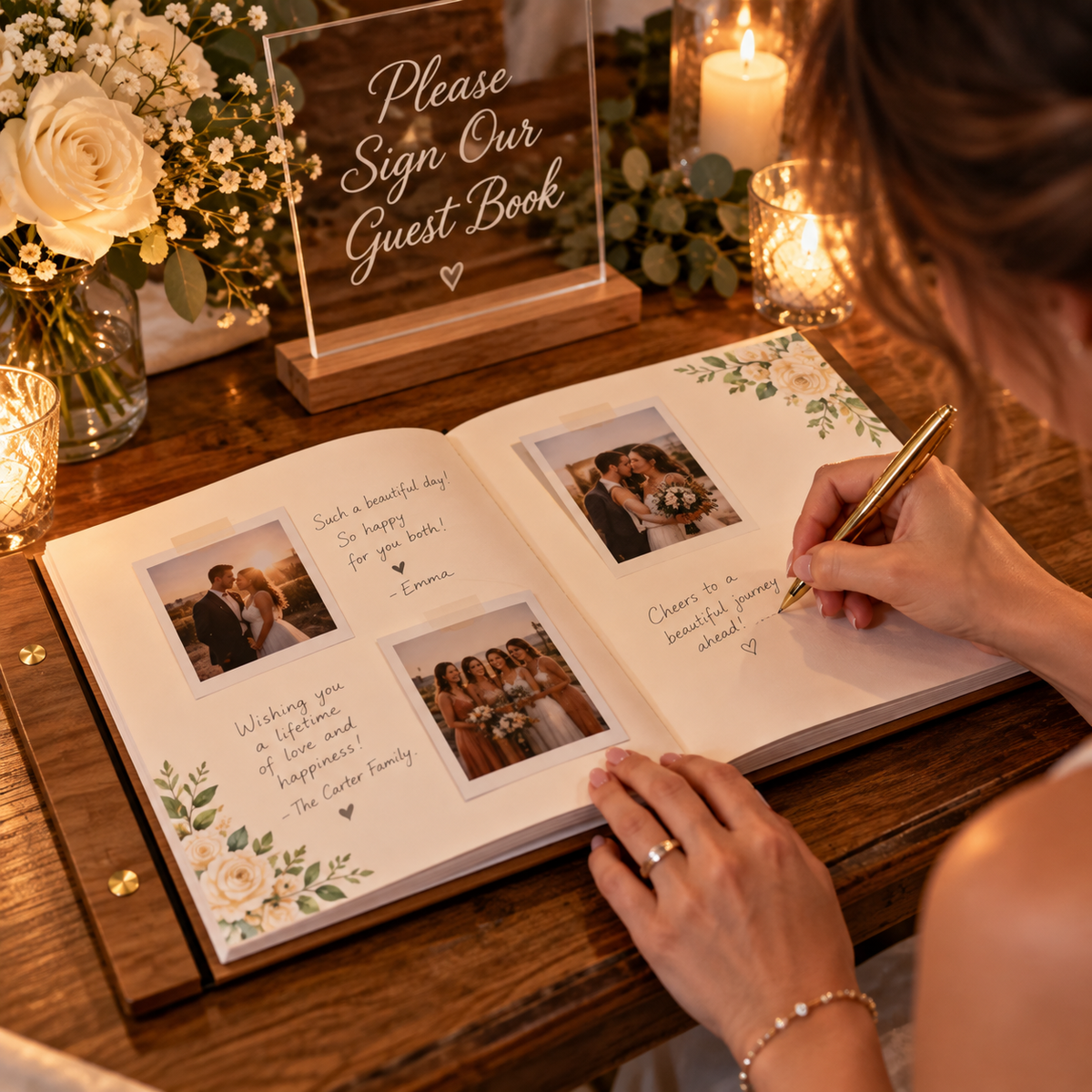 The Hearthwood Memory Book, wooden keepsake photo book (photo 2 of 6)