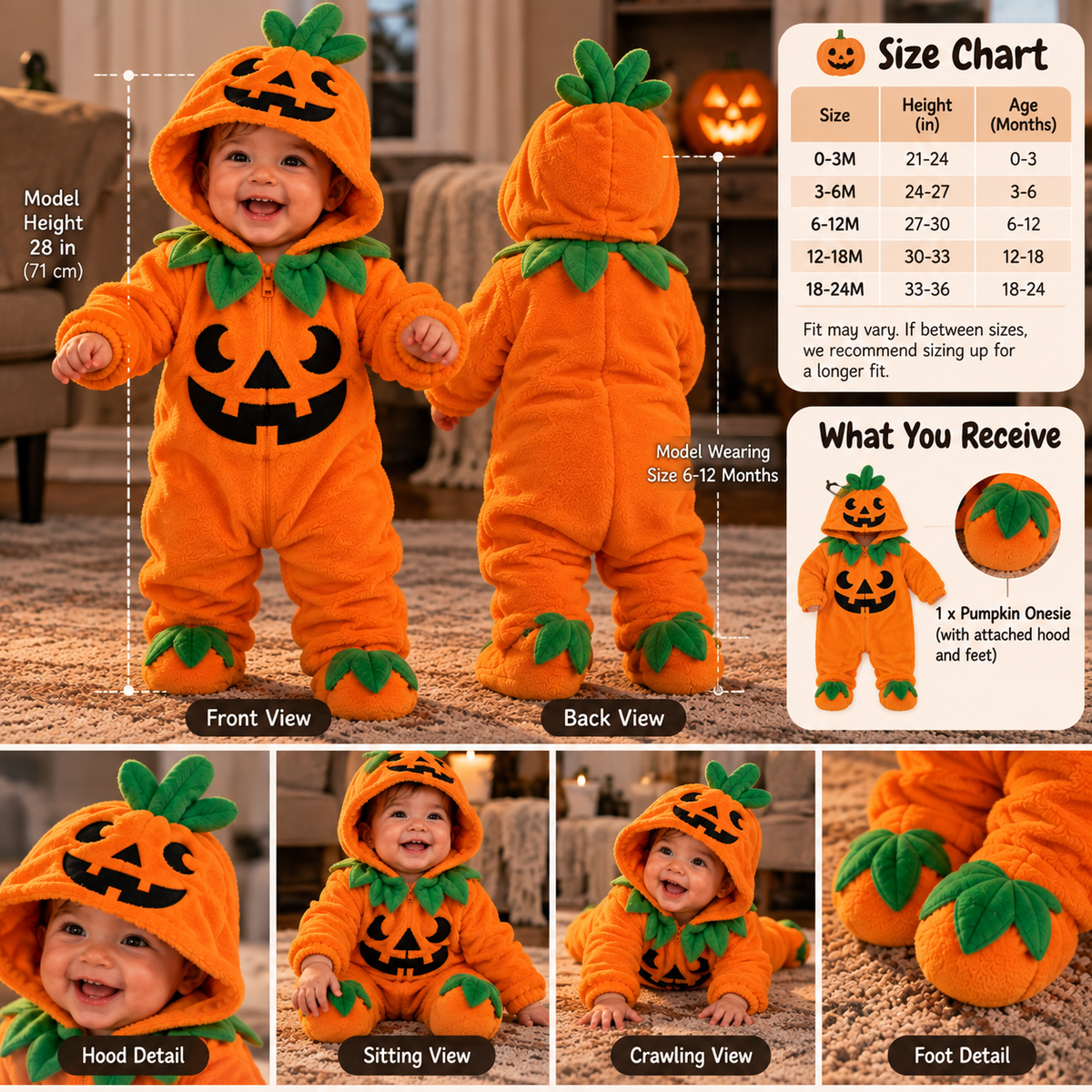 Lil' Patch Pumpkin Suit